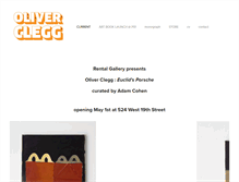Tablet Screenshot of oliverclegg.com